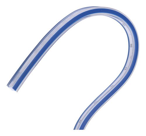 1 Pcs Curva De Plástico Flexible Regla De Regla Drawing