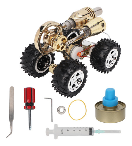Kit De Motor Stirling, Modelo Novel Car Shape Vivid Details