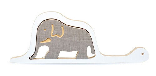 Imagen 3 de 5 de Figuras Decorativas En Madera Zorro, Gato, Boa Y Elefante