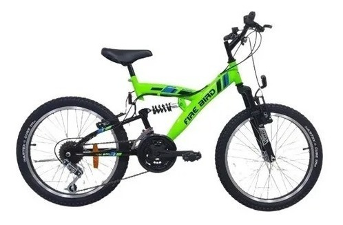 Imagen 5 de 9 de Bicicleta Fire Bird Mtb Rod 20 D/suspension Cuotas= Contino