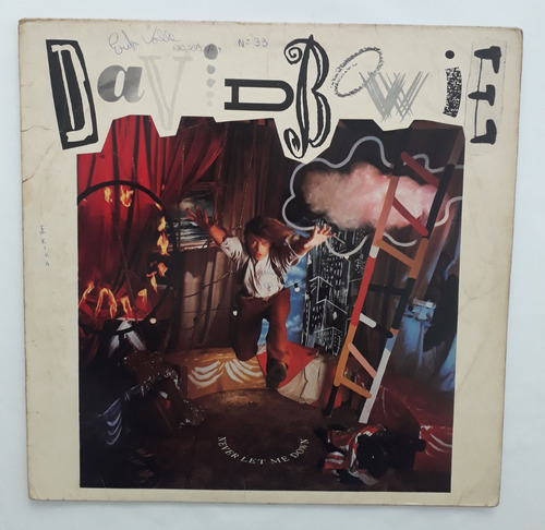 Lp Vinil (nm) David Bowie Never Let Me Dow Ed Br 1987 S/enc