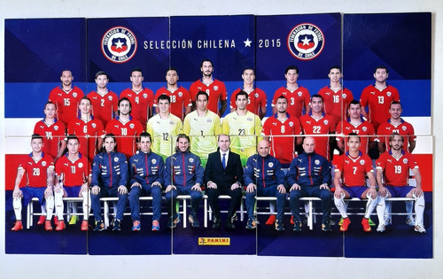 Lote 10 Cartas Selección Chilena 2015