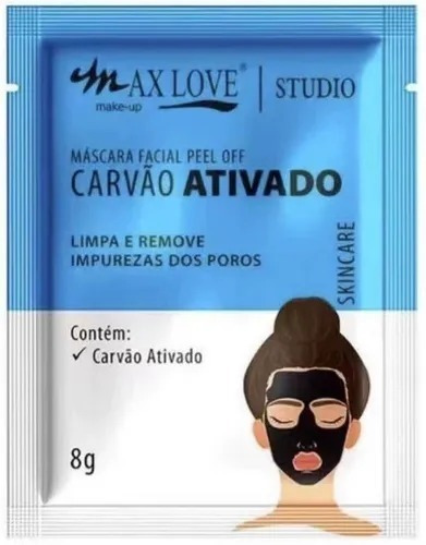 Mascara Facial Skin Care Peel Off Max Love Saches Praticos