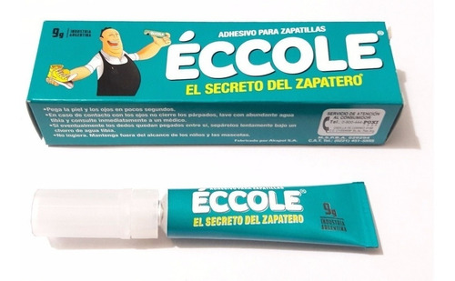 Imagen 2 de 2 de Adhesivo Pegamento Eccole Para Zapatillas Pack Por 6 Unid.
