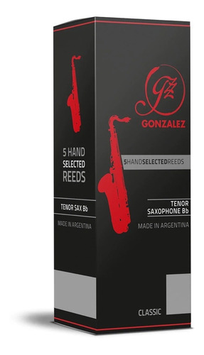 Cañas Para Saxo Tenor Gonzalez Classic (caja De 5 Cañas)