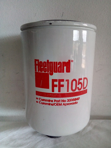 Filtro Combustible Fleetguard Roscado C/drenaje Ff-105d 