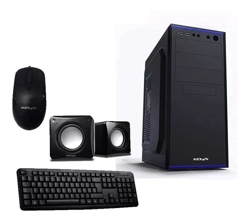 Kelyx Kit Gabinete Atx 727-14 Teclado Mouse Parlante 500w