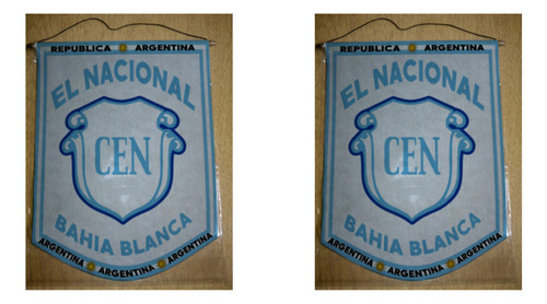 Banderin Chico 13cm Club El Nacional Bahia Blanca