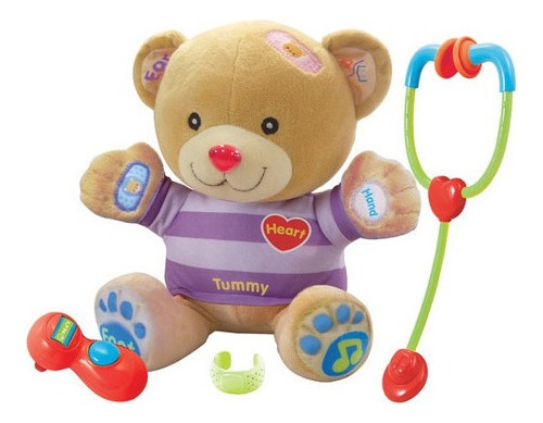 Oso Teddy De Juguete Cuida Y Aprende Vt