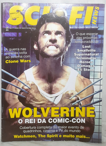 Revista Sci-fi News 126 - Wolverine - O Rei Da Comic-com