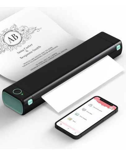 Impresora Térmica Portátil A4 Inalámbrica Bluetooth