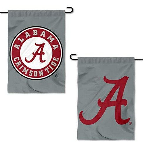 Universidad De Alabama Logo Doble Bandera De Jardín Y Patio 