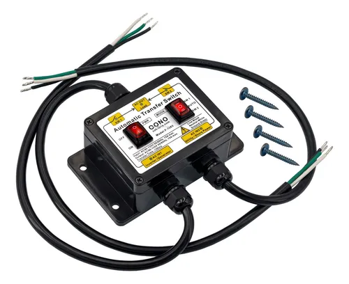 Interruptor Manual Automático De Transferencia Ats 120v 15a