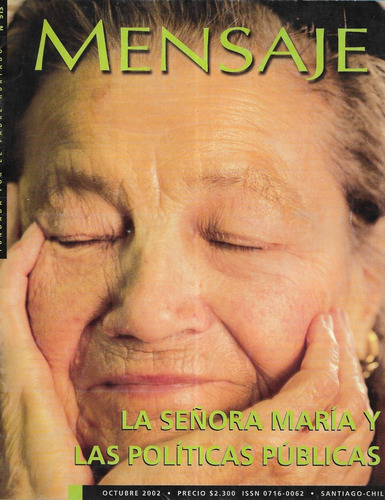 Revista Mensaje N° 513 / Octubre 2002