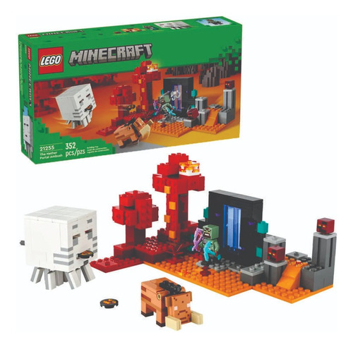Lego - Minecraft - A Emboscada No Portal Do Nether 352