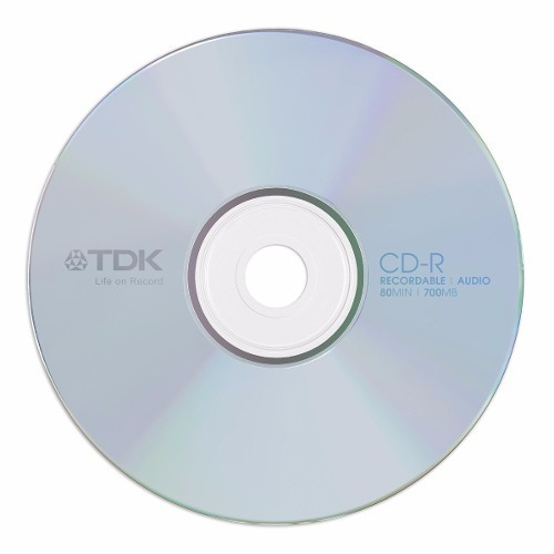Disco virgem CD-R TDK de 52x