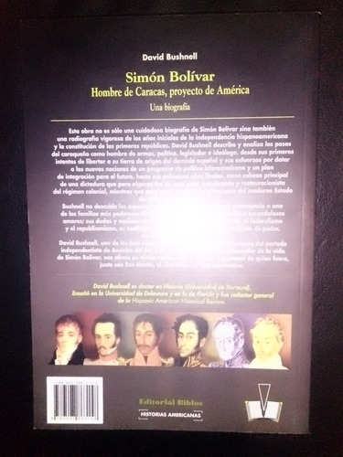 Libro Simón Bolívar David Bushnell