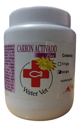 Carbón Activado + Zeolita Water Vet 300gr Material F Acuario
