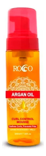 Mousse Para Cabello Define Rizos Argan Oil 200ml Rocco