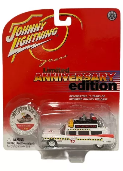 Johnny Lightning 10th Anniversary Ghostbusters Ecto-1a