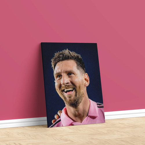 Cuadro Canvas Messi Miami Fc 8