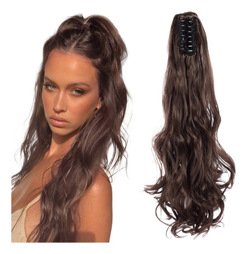 Extensão De Cabelo Cacheado Longo Estilo Europeu Americano