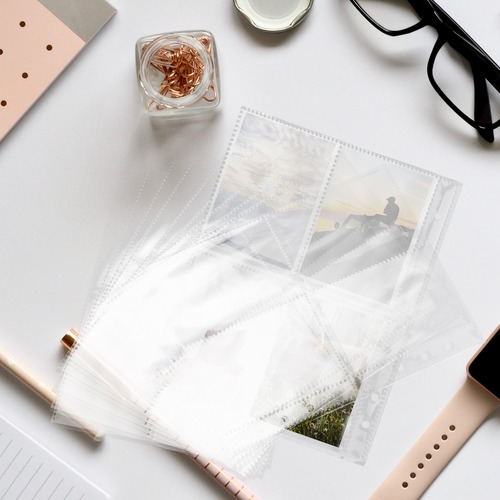 Carpeta De Fotos Con Hojas Sueltas Para Tarjetas Fotográfica