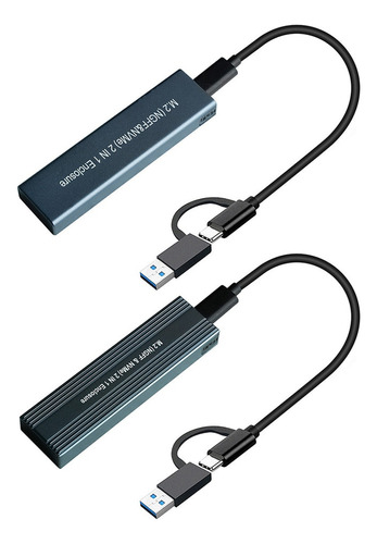 Carcasa De Disco Duro Ssd M.2 Nvme A Usb 3.1 Adaptador Pc