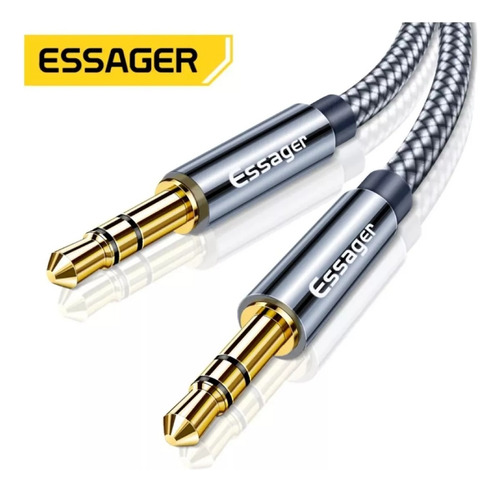 Cable Auxiliar Audio Jack 3,5mm De 1,2 Metros