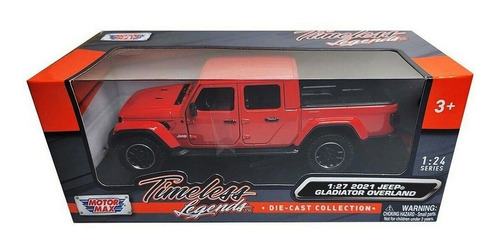 Auto Colección Jeep Gladiator Overland 2021 1:27 - Motor Max Color Foto