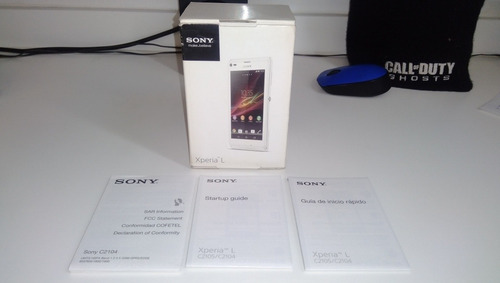 Caixa E Manuais Celular Sony Xperia L C2104