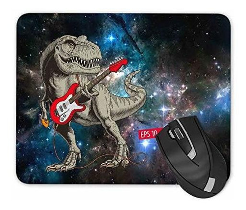 Pad Mouse - Dinosaur Playing The Guitar Mouse Pad Gaming Mou
