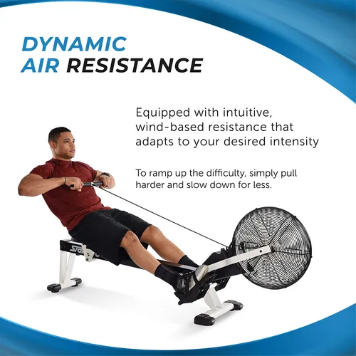Stamina Air Rower - Máquina De Remo Con Aplicación De Ent.