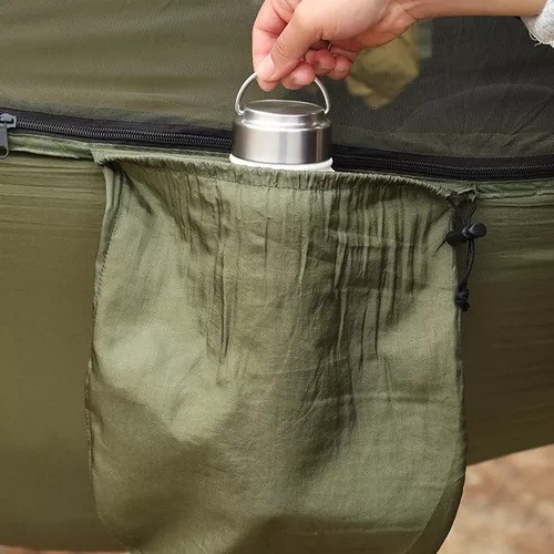Lj Hamaca De Camping Con Mosquitera Doble Separada 200 Kg