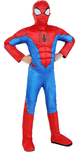 Marvel Disfraz Spiderman Para Niño Talla 8 A 10 Jazwares