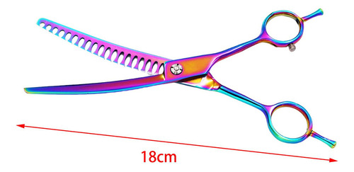 Tijeras Chunker Curvas Tijeras De Adelgazamiento 7 Pulgadas