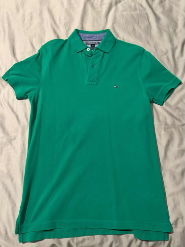 Playera Polo Tommy Hilfiger Verde Hombre S