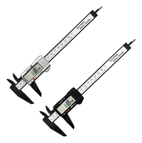 Calibrador Digital Vernier De 150 Mm Con Pantalla Led, Alto