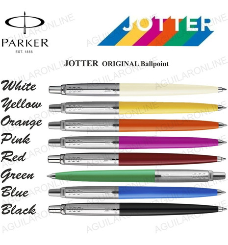 Boligrafo Jotter Originals Parker Acero Negro Apta Grabado