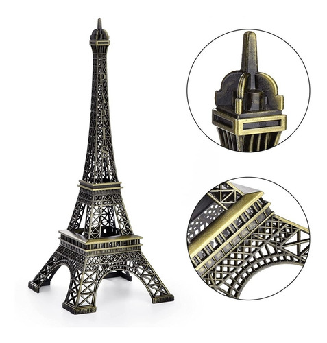 Kit 22 Torres Eiffel De 38cm De Metal Torre Ifel De Paris