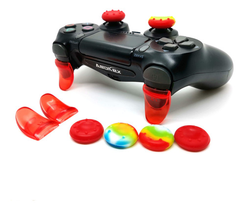 Pack De Extensores L2 R2 Y Accesorios Para Ps4