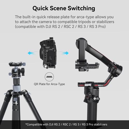 Kit De Jaula Smallrig Zv-e1 Con Agarre Y Abrazadera Hdmi