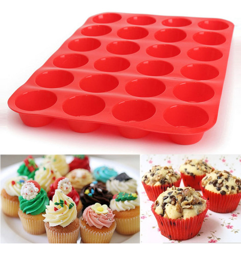 Molde Para Tartas, 24 Cavidades, Jabón, Galletas, Utensilios