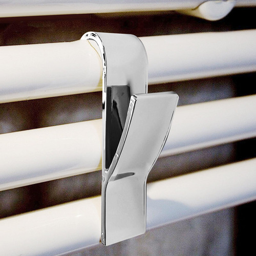 Colgador De 10 Piezas Para Toalla Calefactable Plata