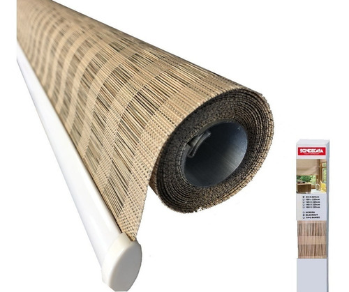 Cortinas Roller  Tipo Bambu  1,80x2,20m Prontas Para Colocar