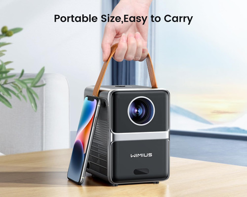 Miniproyector Wimius Wifi Bluetooth 1080p Home Theater -