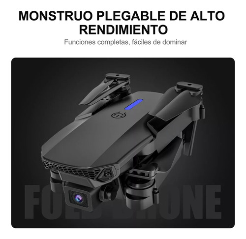 Mini Drone Con Cámara 4k Negro 2.4ghz 2 Baterías Negro Orfeld