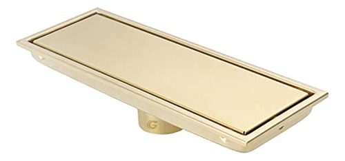 Rejilla De Piso 20x10cm Troya Vintage Gold