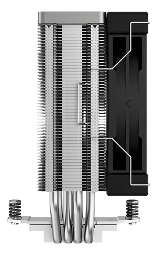 Cooler Processador Deepcool Ak400 R-ak400-bknnmn-g-1 Preto