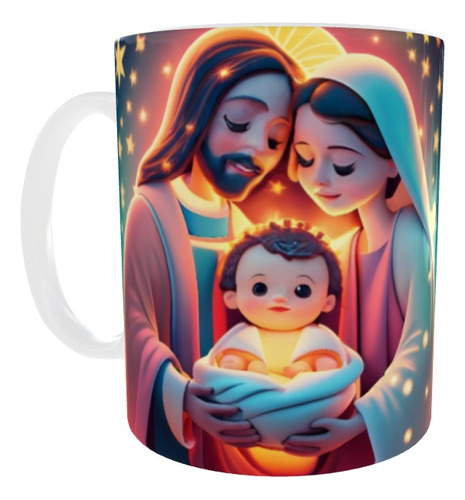 Taza Navidad Jesus Y Maria